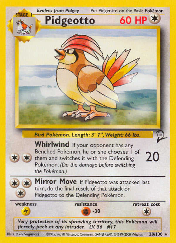 Base Set 2 Pidgeotto #28/130